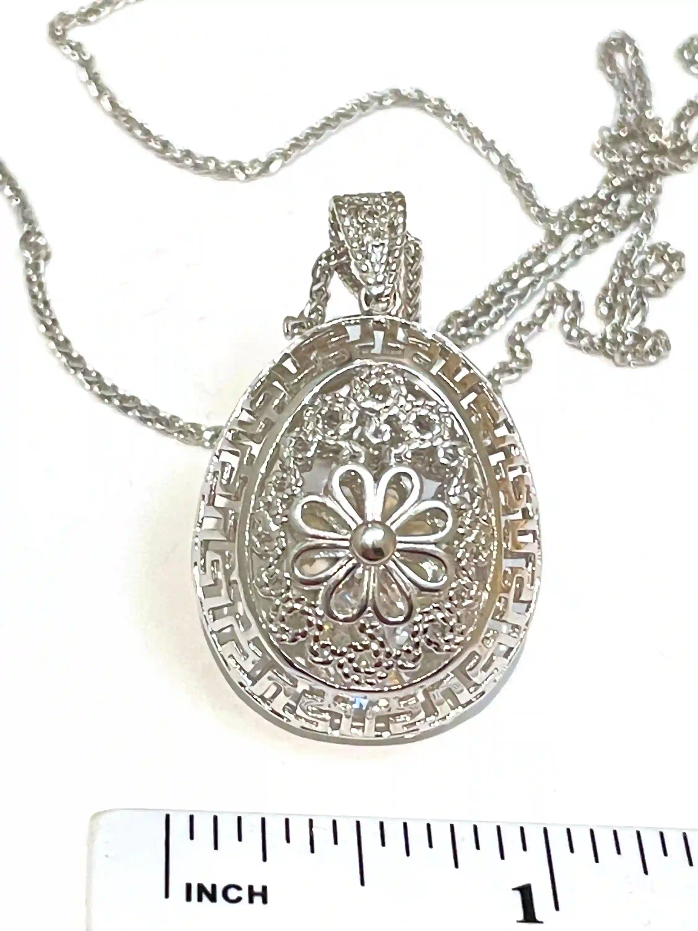 3ct DIAMOND Infinity Necklace Faberge LOVE Pendant Faberge Egg INFINITE Love Jewelry Diamond Necklace Pendant Silver Christmas gift for her 