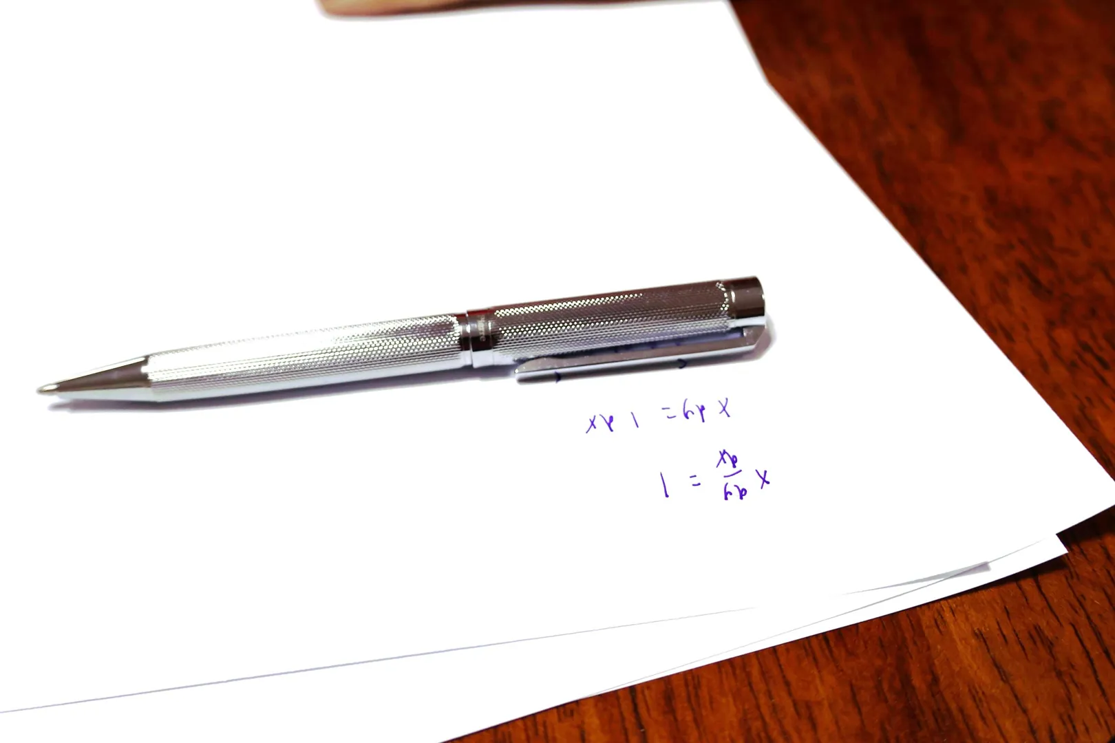 Pierre Lorren Professional Pen - Fancy Ballpoint Pen - Luxury Pen Handmade Writing Pen Silver 18k Silver Gold Graduation Pen Success Victory