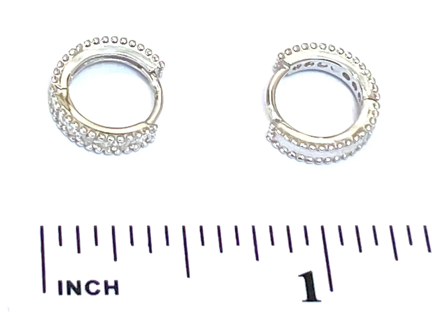 Pierre Lorren 0.5 ct tw Certified Diamond Earrings Hoop Earrings Diamond Huggies Huggie Hoops Gold 18k Silver Diamond Jewelry HANDMADE 12mm