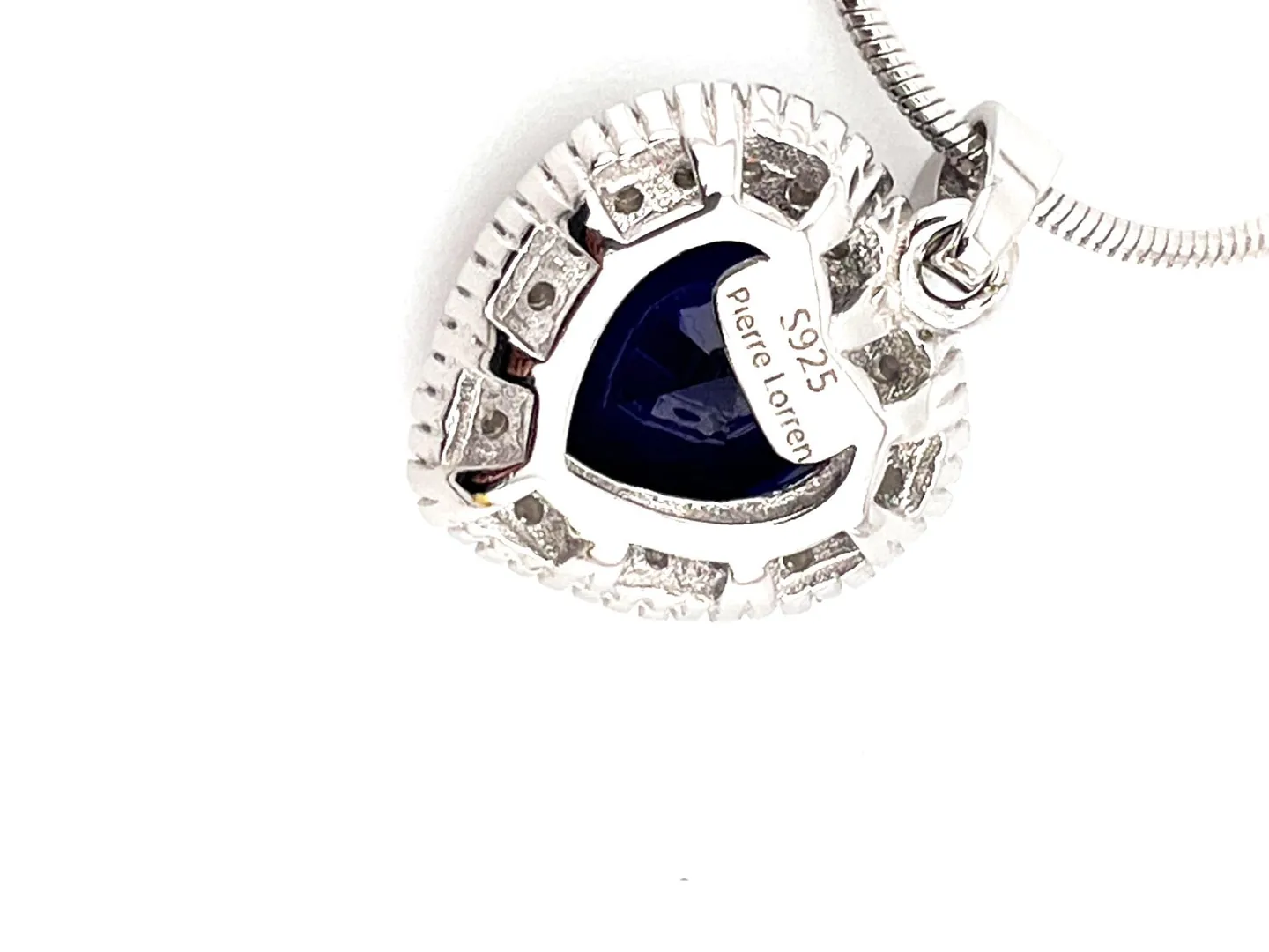 PierreLorren 2ct Natural Blue Sapphire Pendant Necklace Genuine Sapphire Pendants Sapphire Solitaire September Birthstone Dainty Minimalist