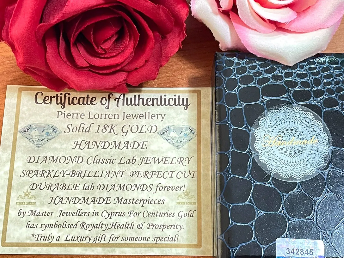 Solid 18k Gold Heart Stud Diamond Jewelry by Pierre Lorren