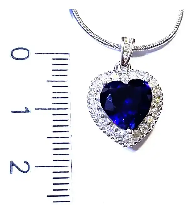 Princess Diana Love Jewelry 3 carat Natural Sapphire jewelry set Pendant Necklace bracelet

1190ud = 899Gbp please press top right hand corner Gbp currency will appear xx