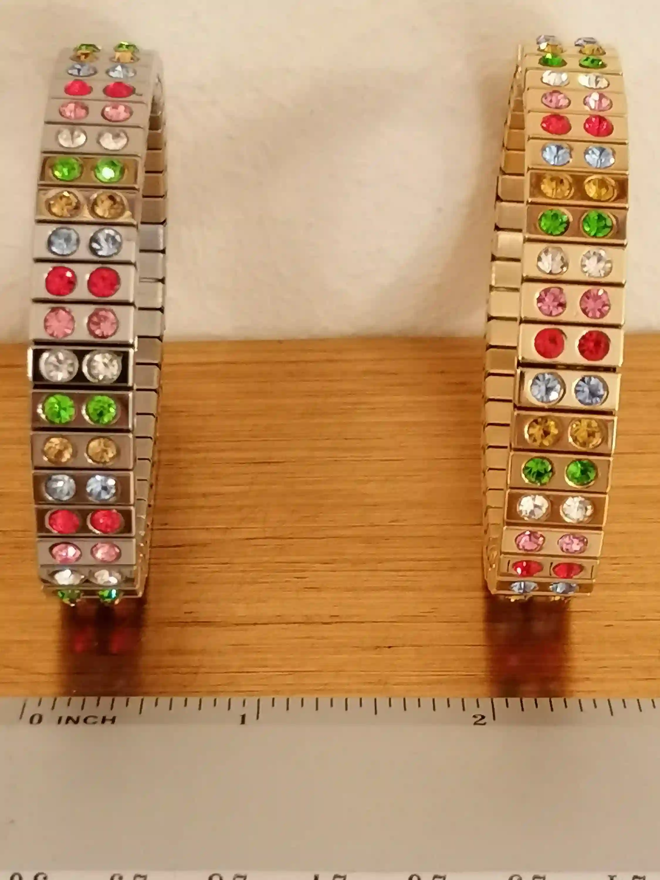 Multi Gemstone bracelet Rainbow Jewelry 24k GOLD plated and Silver bangle bracelet/Rainbow Multi Gem Crystal Bracelet Colorful Handmade gift 