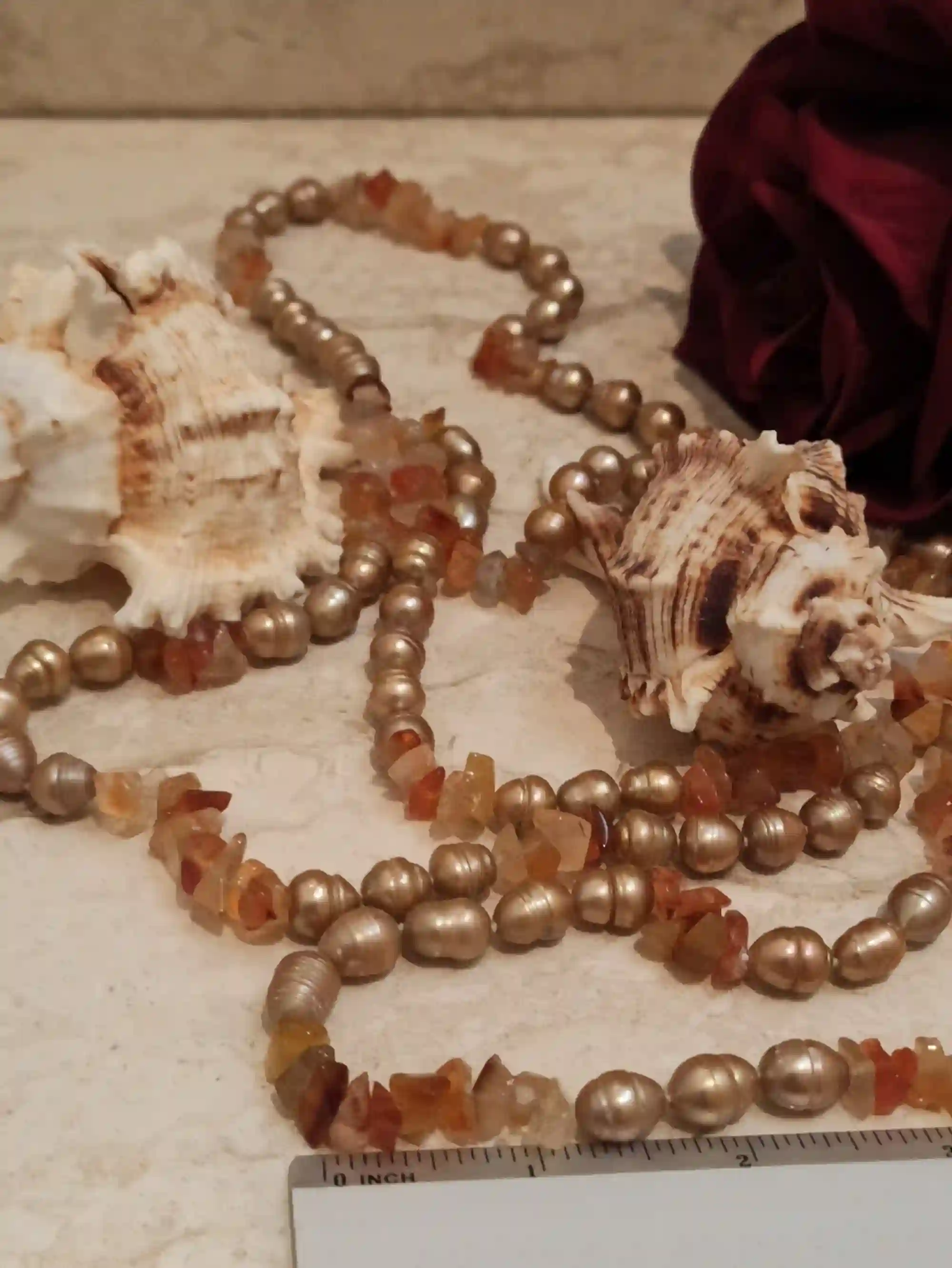 Fine Jewelry Cultured Pearl Citrine Topaz Multi Gemstone 62
