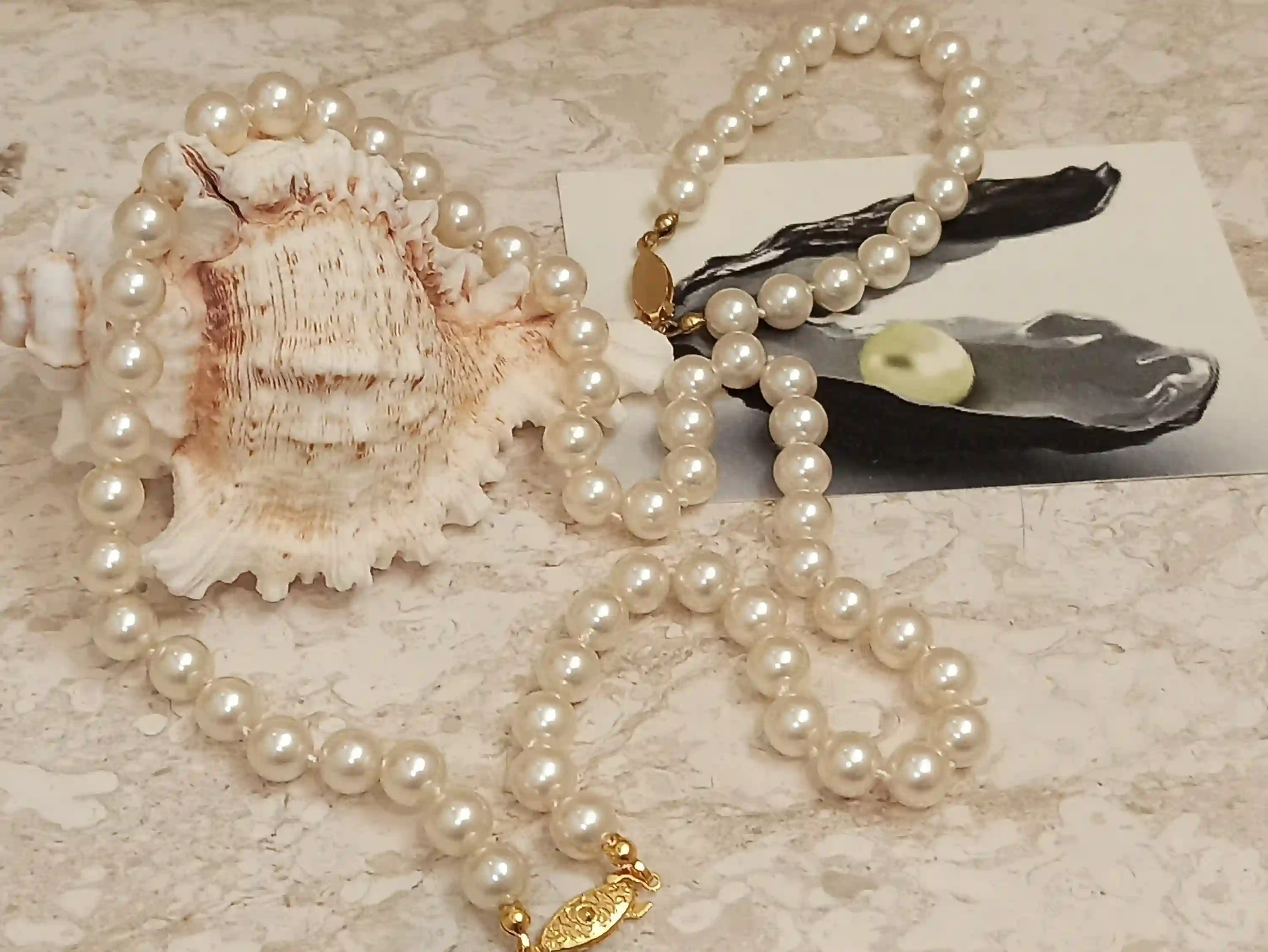 24K GOLD Faberge egg Pearl Trinket box & PEARL Necklace Bracelet SET Jewelry Box Faberge Egg Ornament gift set for her Music Box Faberge egg 