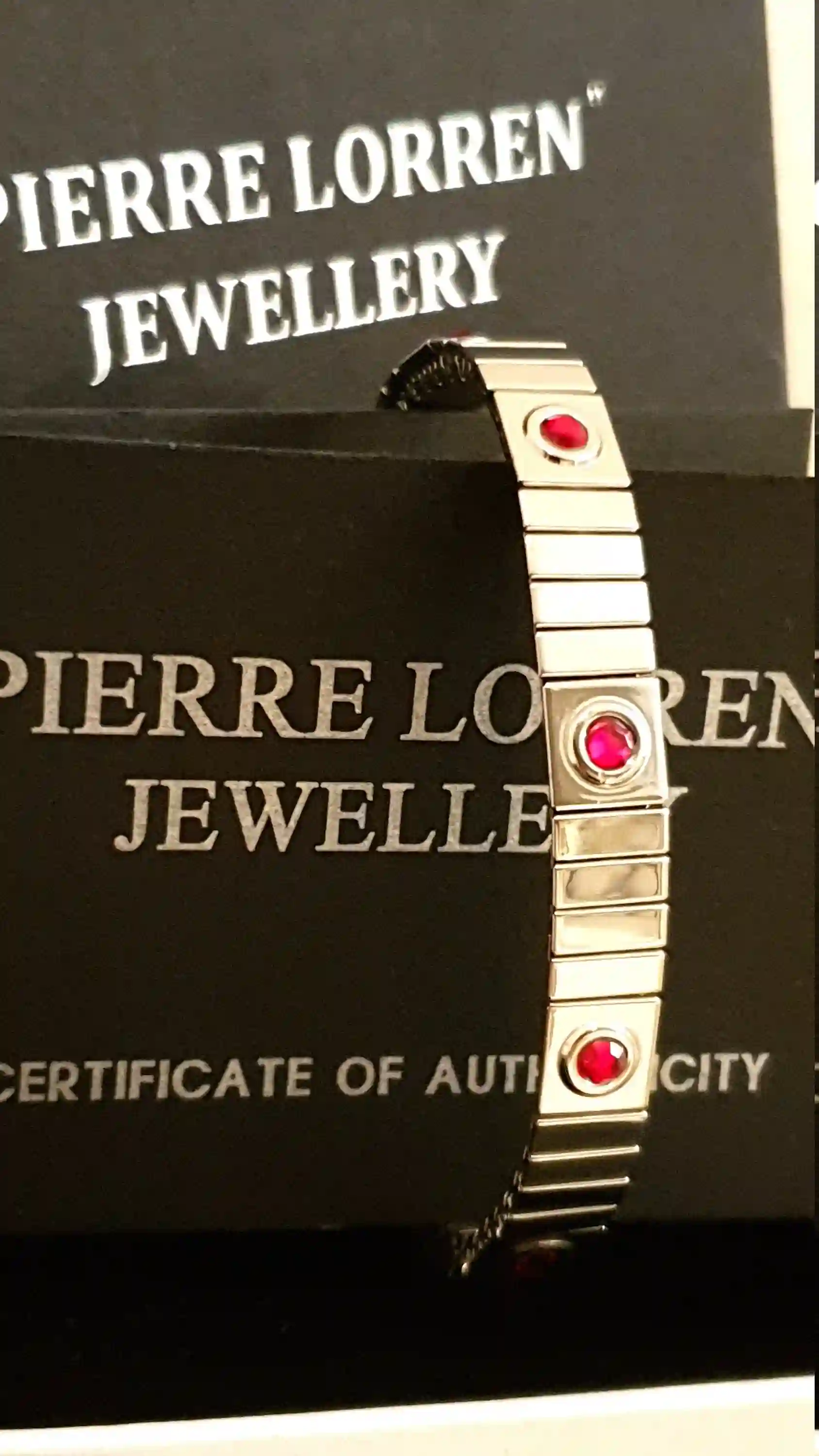 Ruby Gemstone Bracelet Jewelry for woman/SWARVOSKI Crystal July Birthstone Bracelet/Gift for Girlfriend Birthday/Everyday Bracelet for women 