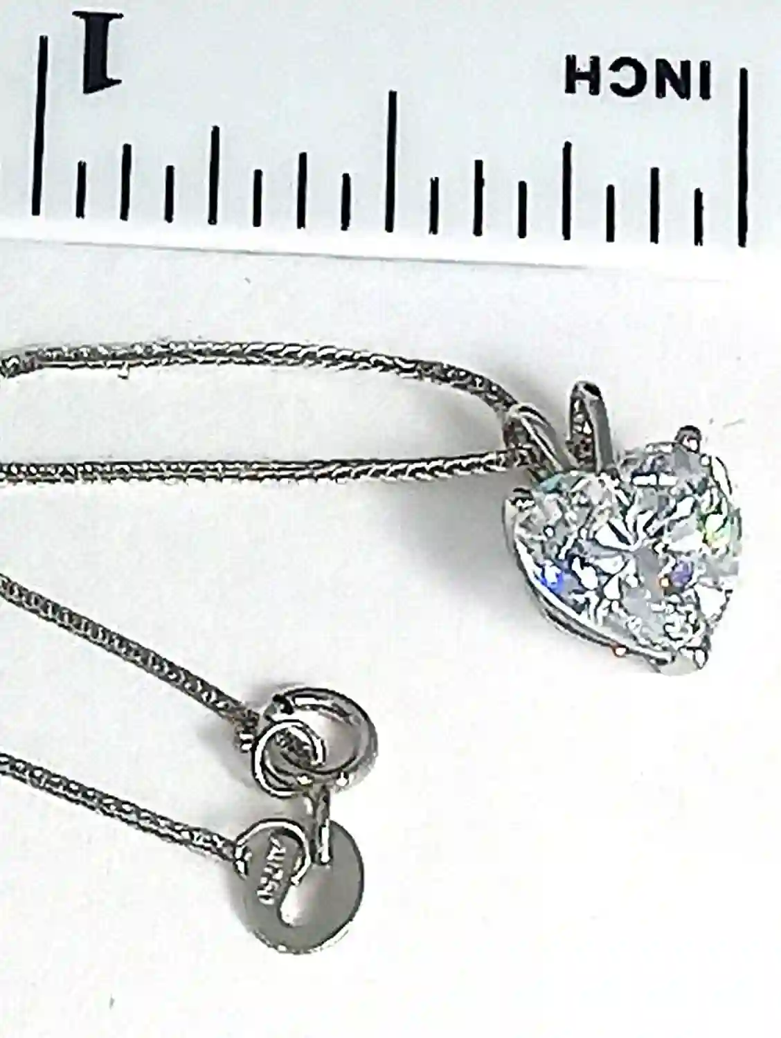 Diamond Pendant, Heart Necklace, Heart Pendant, Diamond Heart, Heart Diamond, Gift for her, 18k Gold Heart Necklace,Valentines Day Christmas 