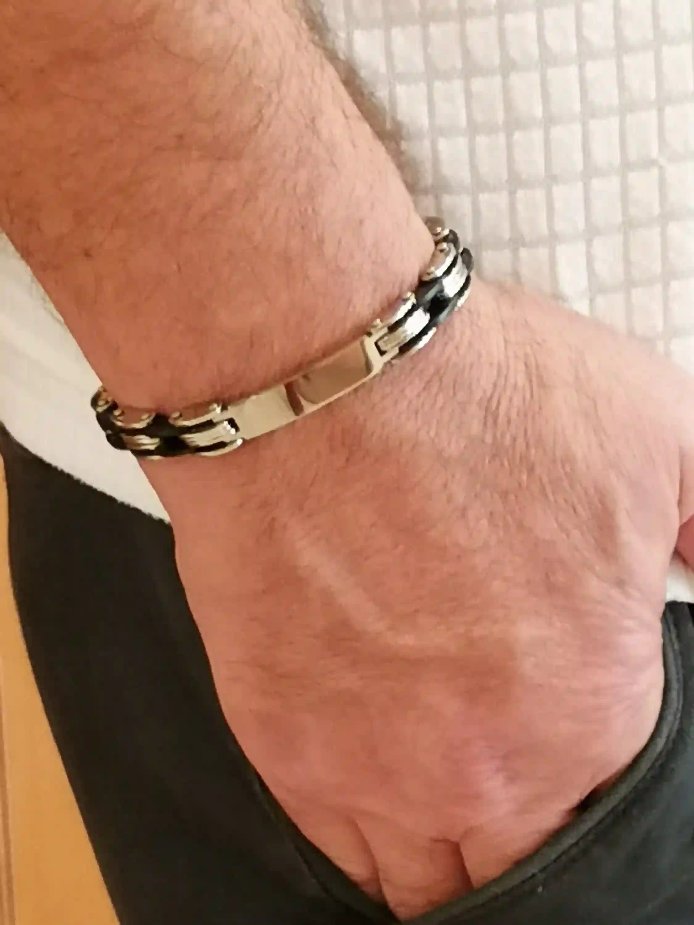 Name Bracelet Men ID/Bracelet for Men Surgical Stainless steel Bracelet 316L/CUBAN Link Bracelet Men Unique gift for him New Dad Gift Father 