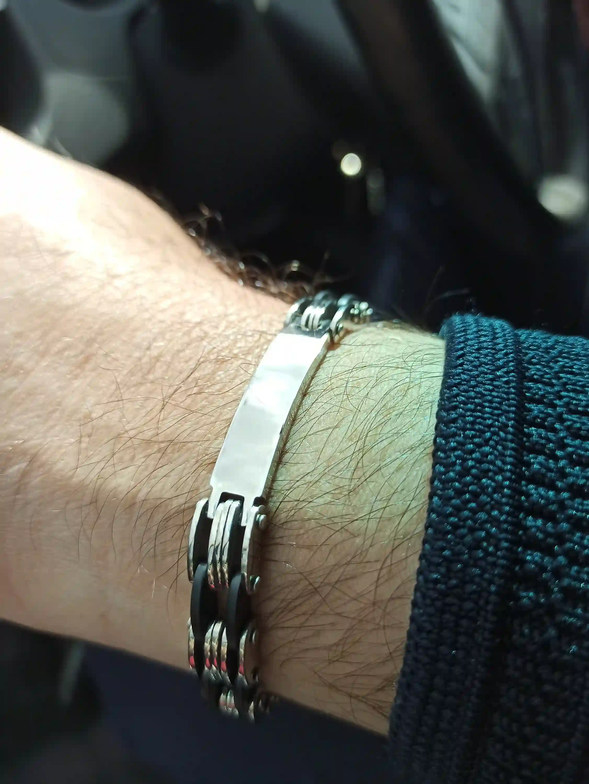 Name Bracelet Men ID/Bracelet for Men Surgical Stainless steel Bracelet 316L/CUBAN Link Bracelet Men Unique gift for him New Dad Gift Father 