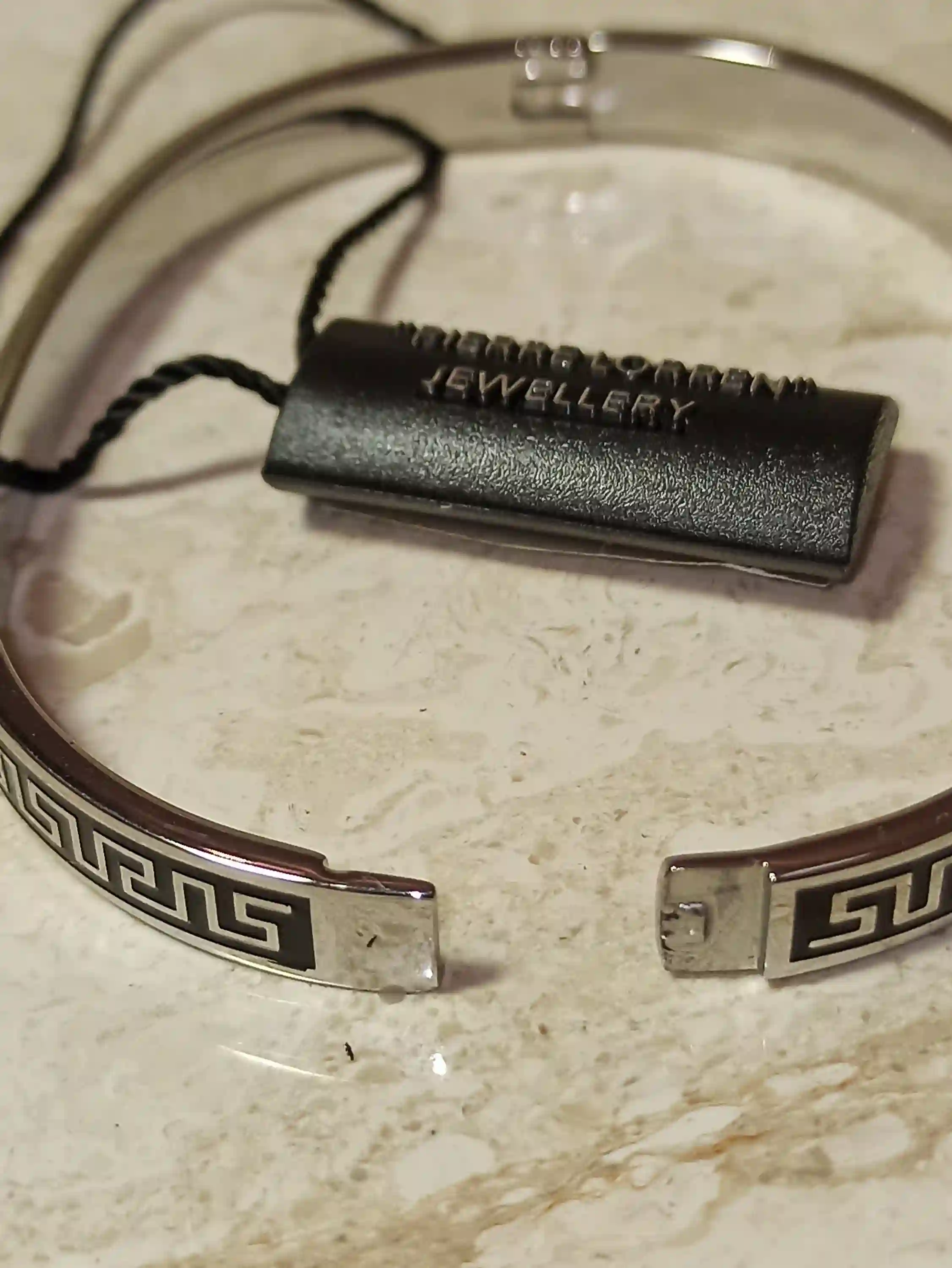 Silver Bangle Bracelet for women/Greek Key Bracelet/Meander Bracelet/Greek Key Bangle/Greek Jewelry/Birthday Gift for Her Friend Teacher mum 