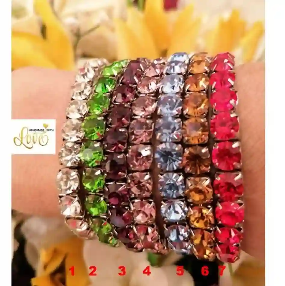 18k White Gold Peridot 79.2ct Tennis Bracelet/Peridot Tennis bracelet for women/August Peridot Jewelry Birthday Anniversary Girlfriend Gifts 