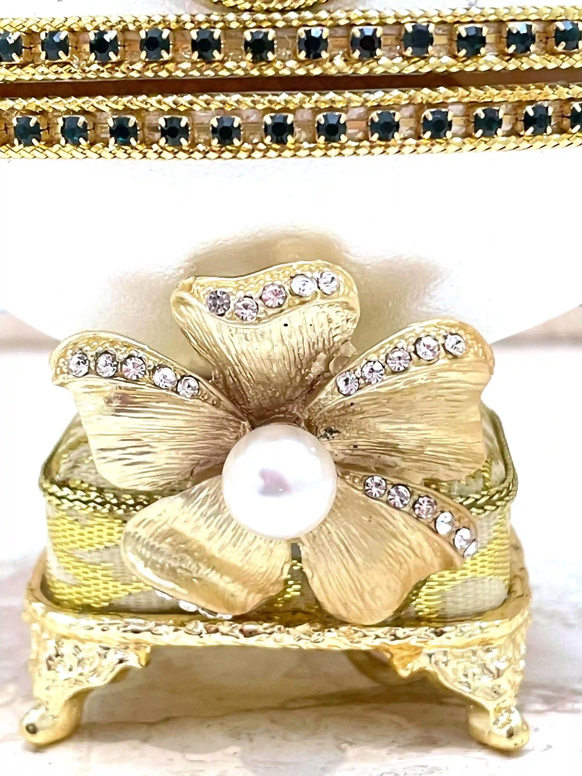 ONE of a Kind Wedding Gifts for Bride - Faberge-Style egg - HANDCARVED Natural Egg - Faberge Egg Music box - Fabrege Eggs Necklace Set - 24k GOLD 