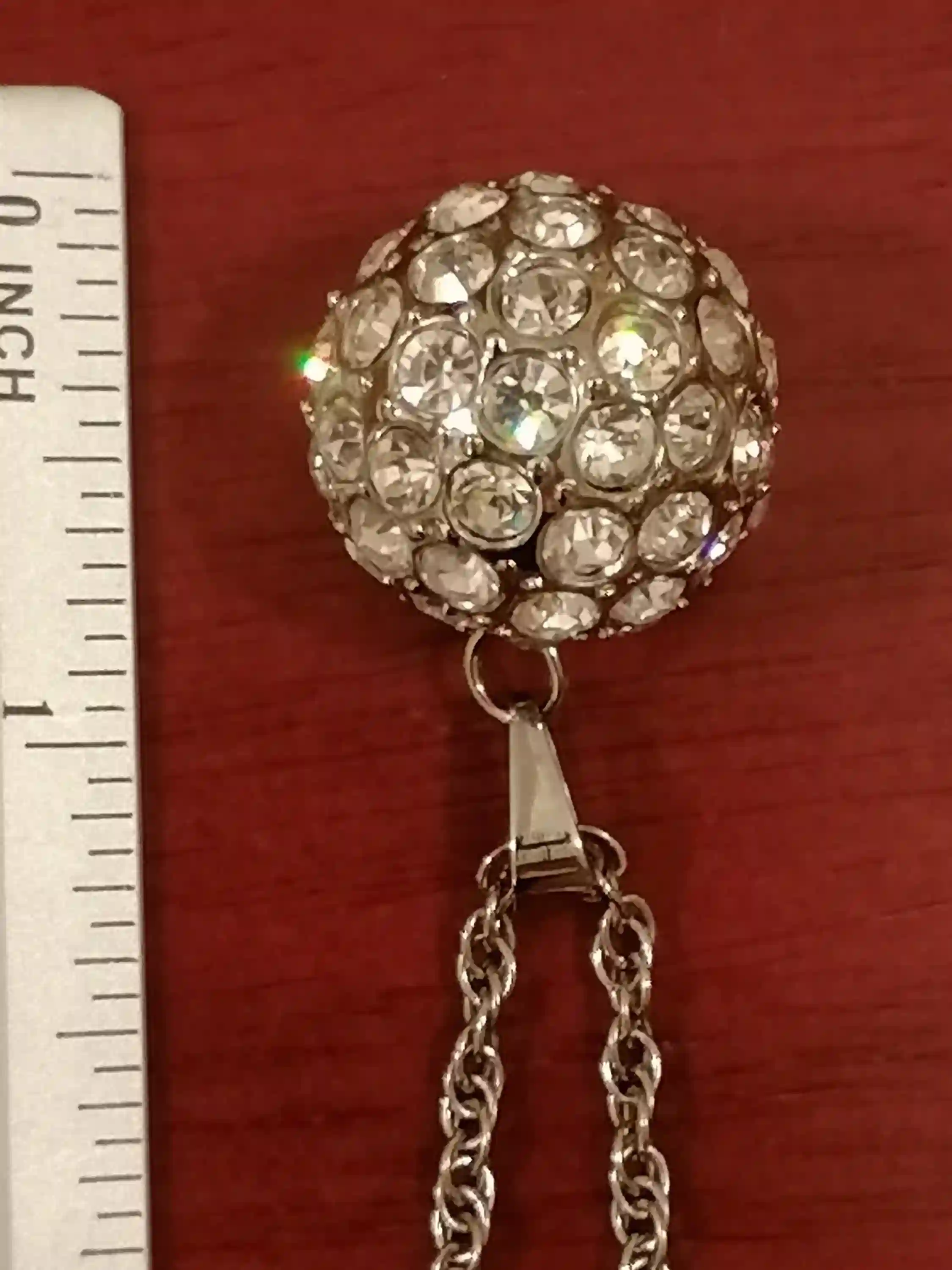 FABERGE-Style pendant style Handmade Jewelry Faberge egg Birthday jewellery gift for her 50 Austrian Diamond Crystals HANDSET Silver Tarnish free 