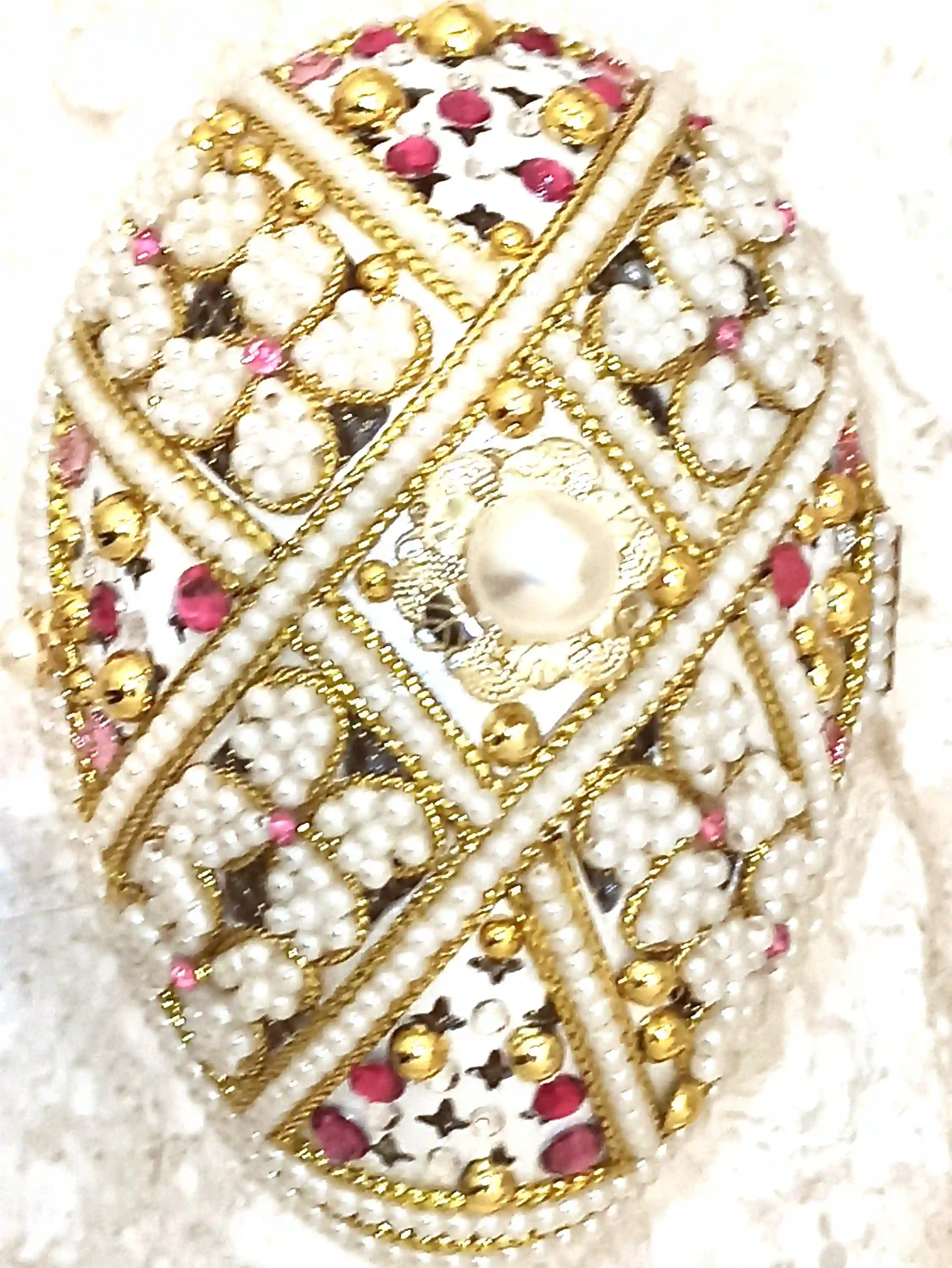 Faberge-Style Egg Ballerina Music Box LUXURY Baby Shower Gift for Newborn Girl Faberge Style Egg 24KGOLD Baptism Jewelry Box Girl Bday present 