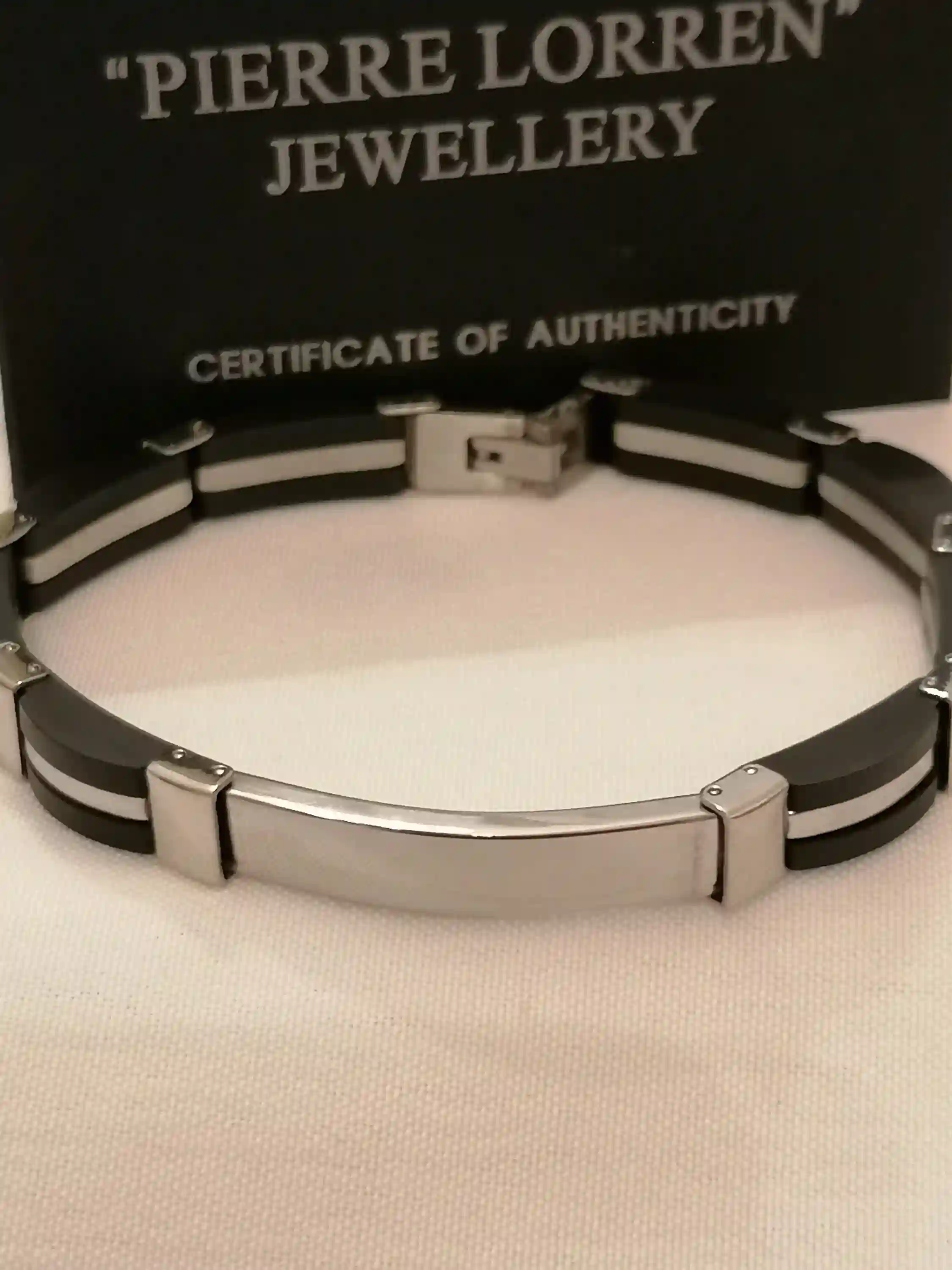 Mens Id bracelet 316L SURGICAL STAINLESS Steel/Gift for Him/Mens Bracelet Jewelry/Anniversary Gift for Men/Birthday Gift for Brother HANDMDE 