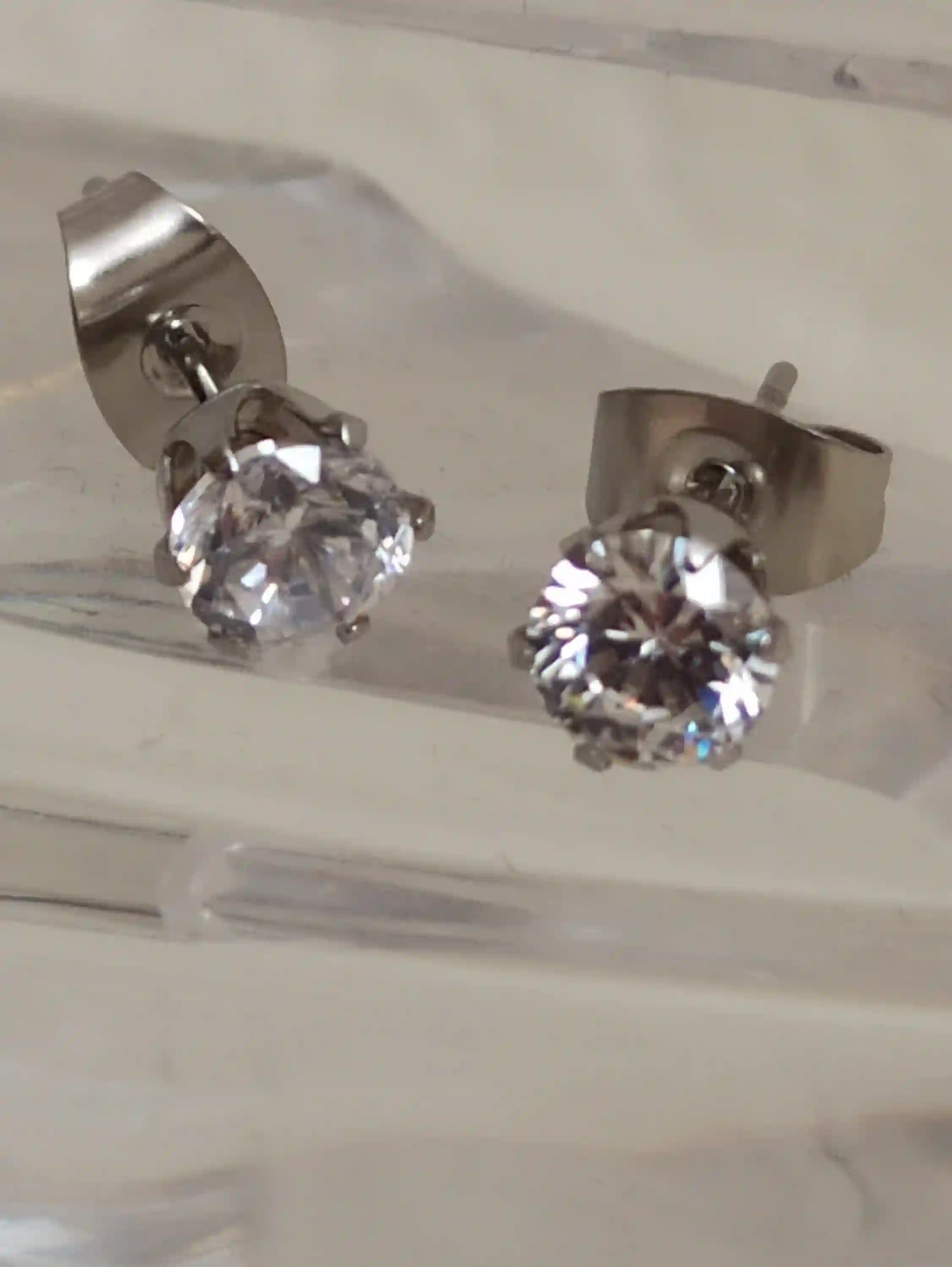 6.6ct Swarovski Silver Necklace Bracelet Earrings Pendant Set/Bridal party Jewelry set/Graduation Jewelry for women Sister birthday present 