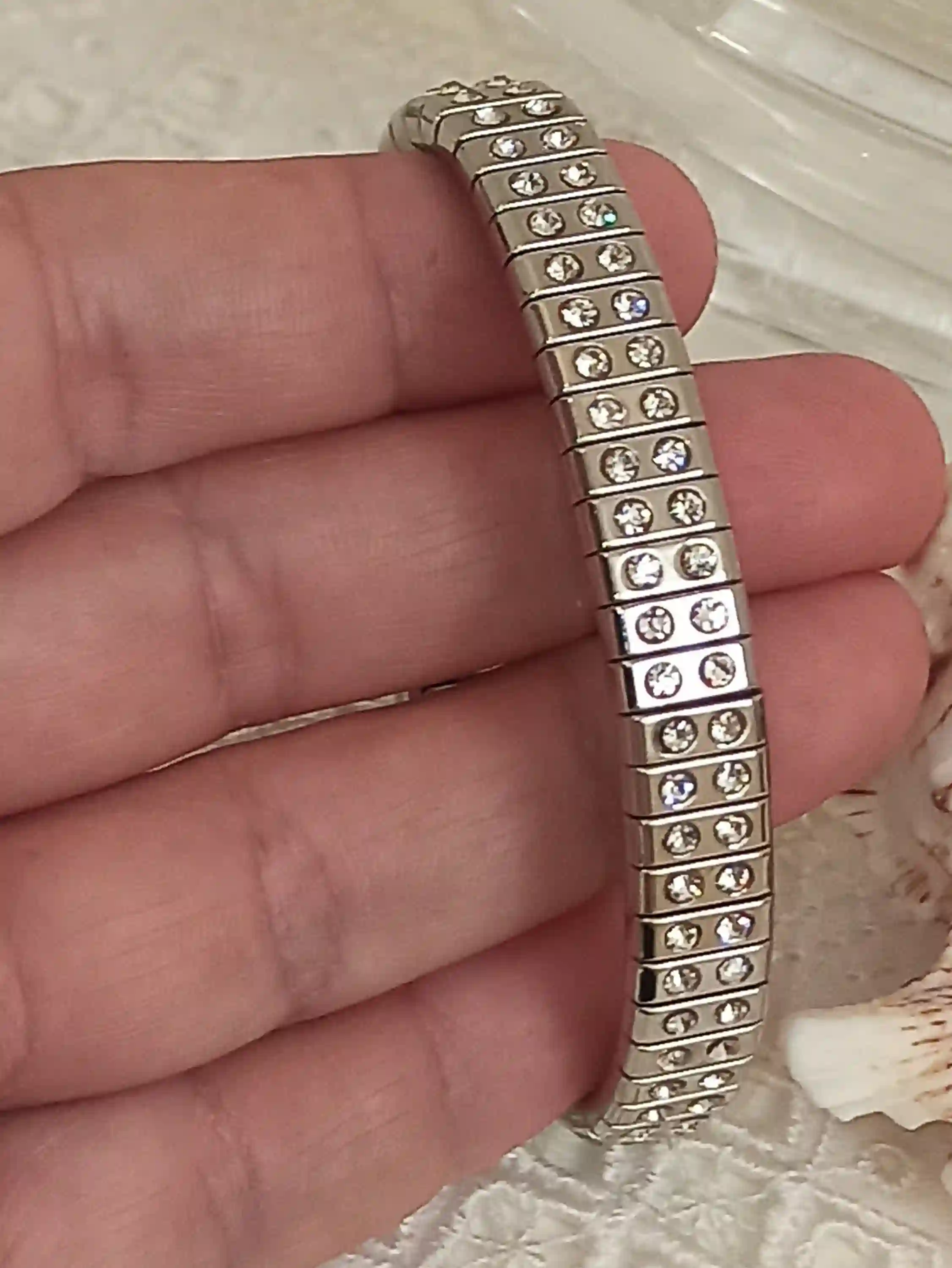 6.6ct Swarovski Silver Necklace Bracelet Earrings Pendant Set/Bridal party Jewelry set/Graduation Jewelry for women Sister birthday present 