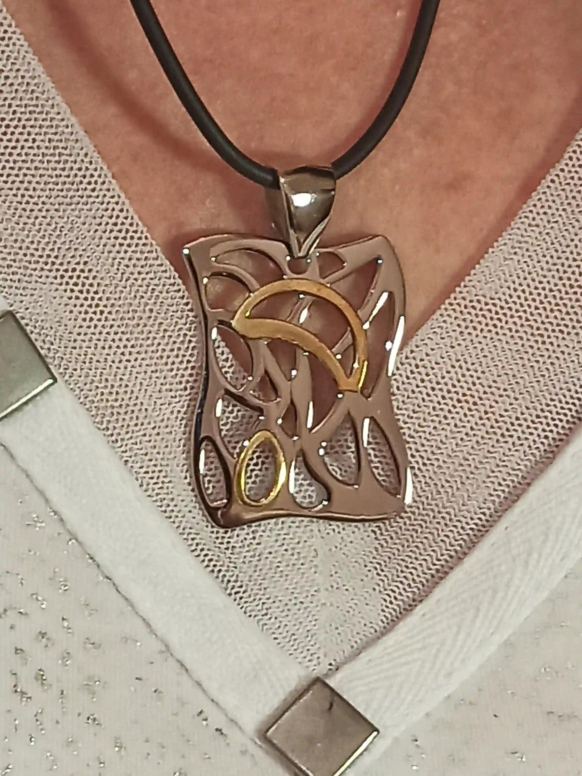 SILVER Moon Necklace 24k Gold/SILVER Moon Rectangle Pendant Necklace/Moon Necklace Gift for wife/Moon Pendant/Jewelry Moon Ladies Necklace 