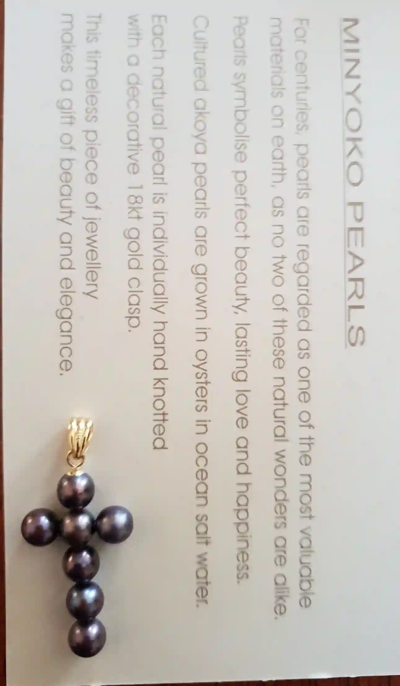 Tahitian AKOYA Pearl cross pendant Authentic CULTURED pearl SOLID 18k gold clasp Cross Pendant Necklace Religious Charm Pearl crucifix 