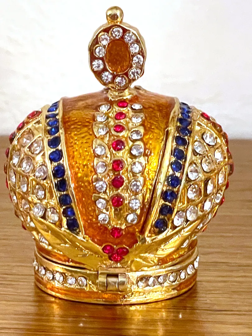 Unisex Designer Princeton Orange Faberge Egg Faberge Style Egg 24k Gold Bracelet Handmade Fabergé Egg 333 Swarovski Christmas Birthday Gift