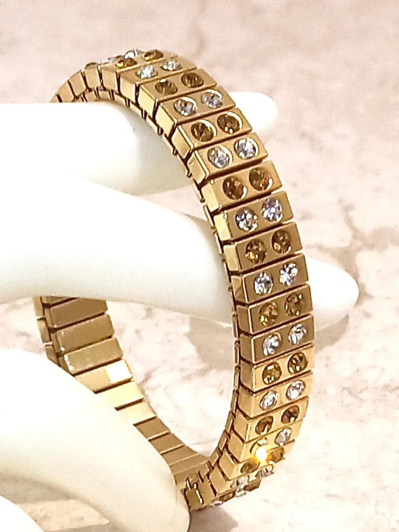 2ct Citrine bracelet, 24k gold, gemstone bracelet, citrine, November birthstone bracelet for women, citrine jewelry, 96 handset gemstones.
