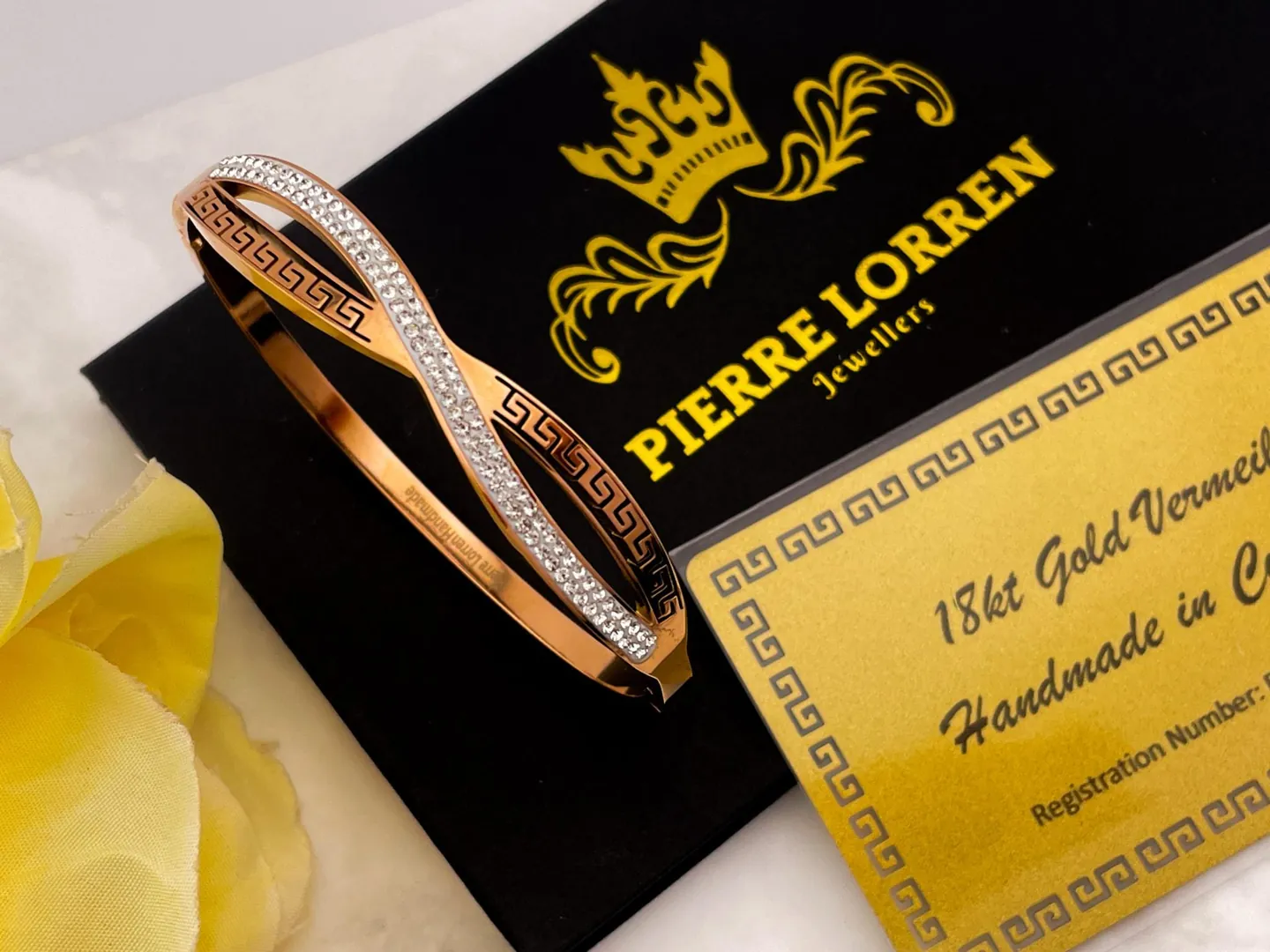 8mm Bracelet Greek Jewelry 18k Rose Gold Bracelet Infinity Bangle Bracelet Ancient Greek Key Jewelry Meander Bracelet Anniversary Gift