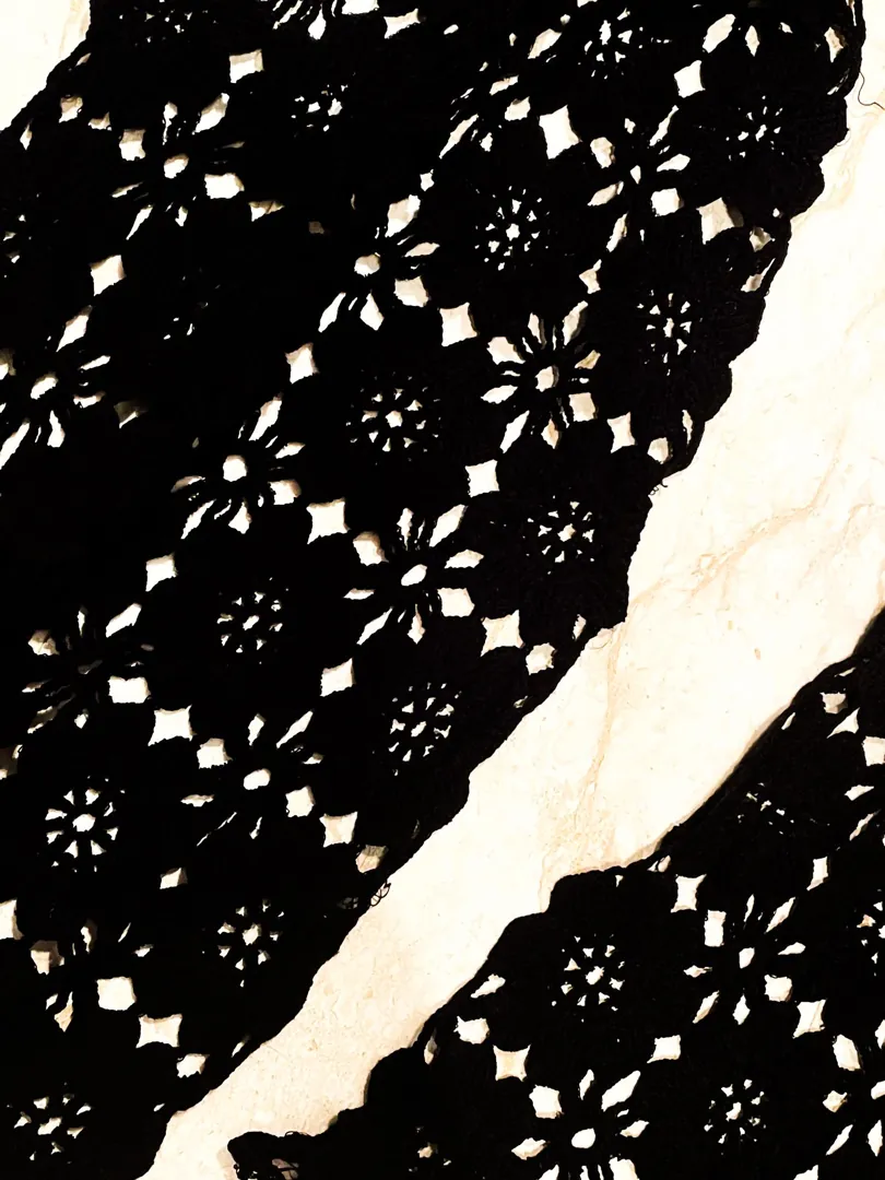 Black Premium Greek Cotton Scarf, Crochet Scarf, Handmade in Greece, Scarves, Spiral INFINITY, Endless LOVE, Hypoallergenic Scarf, Gift for Women.