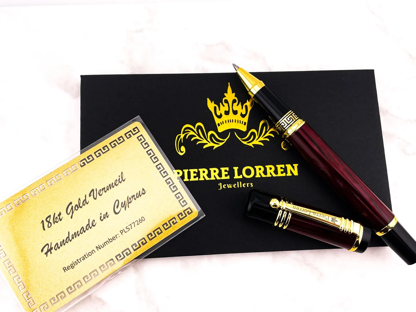 PierreLorren Professional Pen Fancy Roller Ball Pen Luxury Pen Handmade Writing Pen Burgundy Silver 18k GOLD Graduation Pen SUCCESS VICTORY