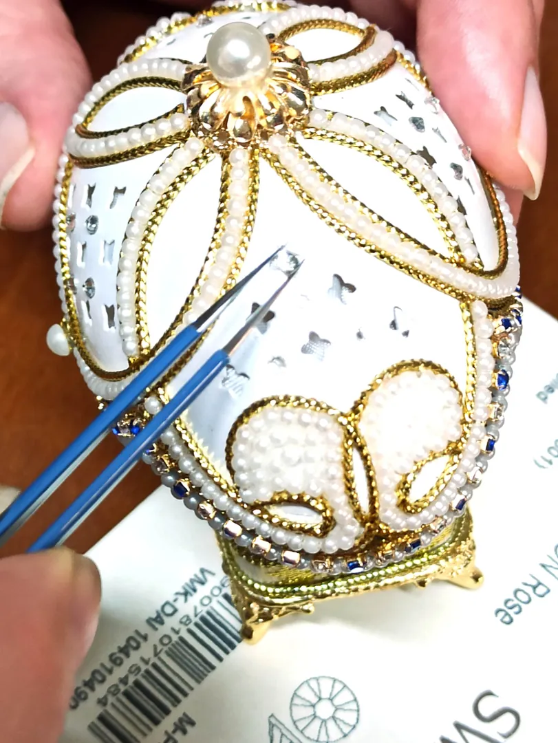 1995 Custom Fabergé egg ONE OF A KIND Musical Marriage Wedding Day Gift Russian Fabergé Egg Natural Hand-Carved Rubies Pure Gold Anniversary