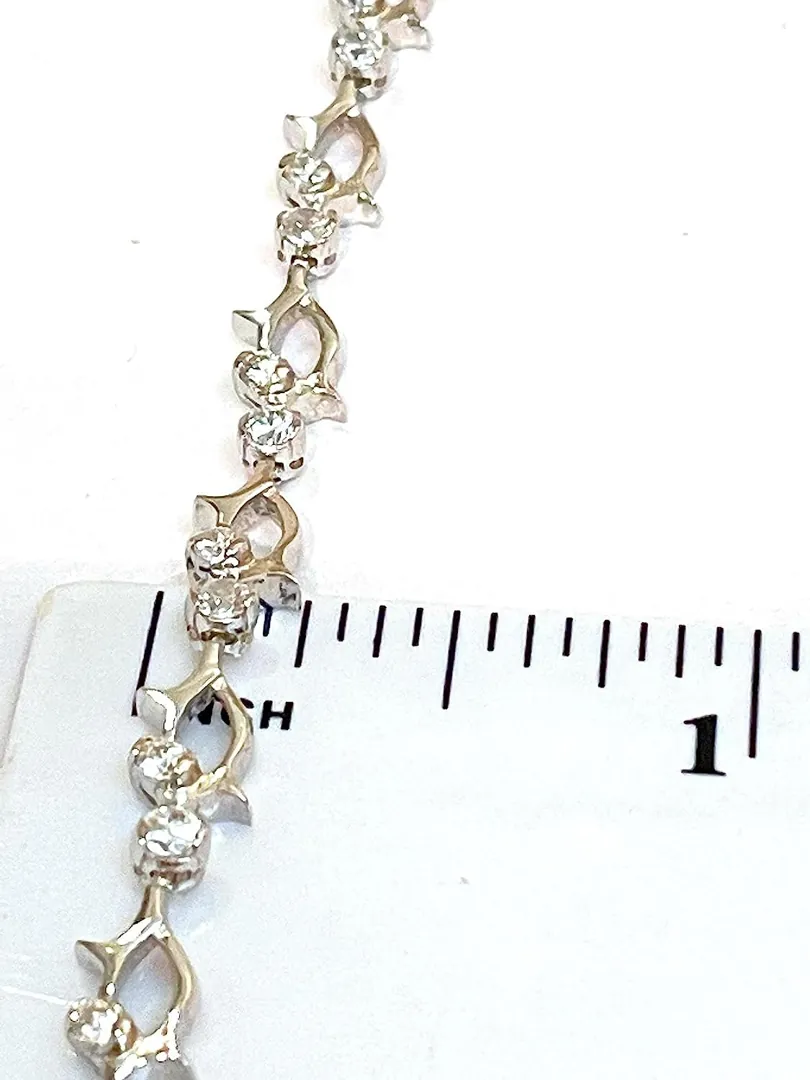 Prom Bracelet Tennis Bracelet 925 Sterling Silver Bracelet Diamond Bracelet Diamond Jewelry CZ Handmade Jewelry Grad Birthday Gift for Her