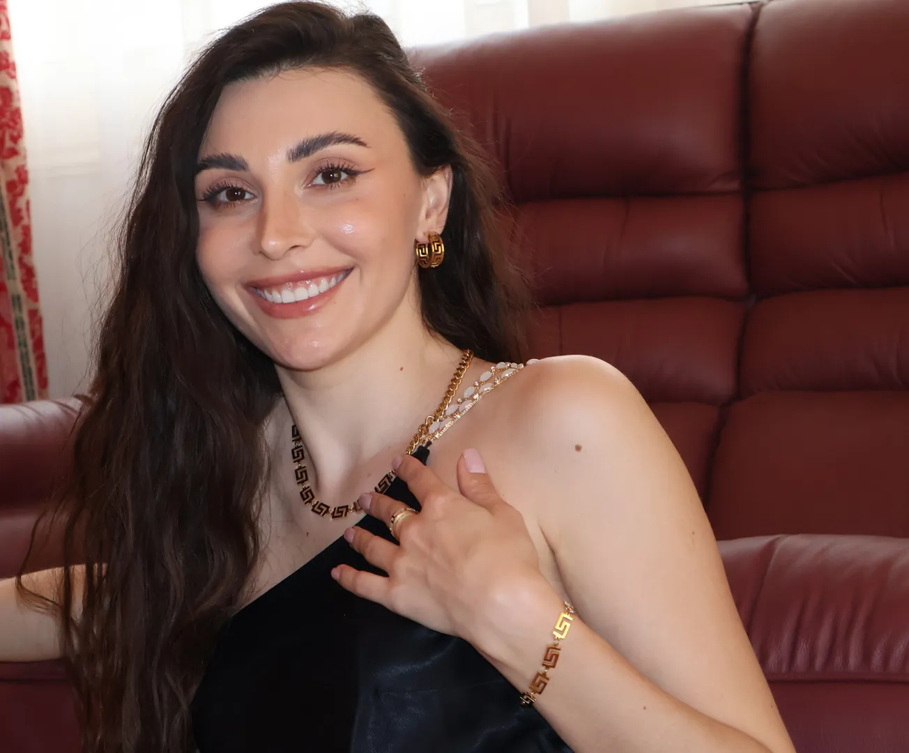 Designer Greek Key Necklace, Greek Key Bracelet, Meander Earrings, Ancient Greek Eternity Ring. Made in Greece. Handmade Jewellery by Pierre Lorren.