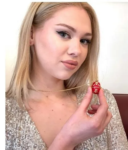 Faberge Ruby Faberge Style Egg & Faberge Pendant - Red Faberge Egg Perfect Gift for Her HANDMADE Faberge Luxury Jewelry Box Egg 24k GOLD
