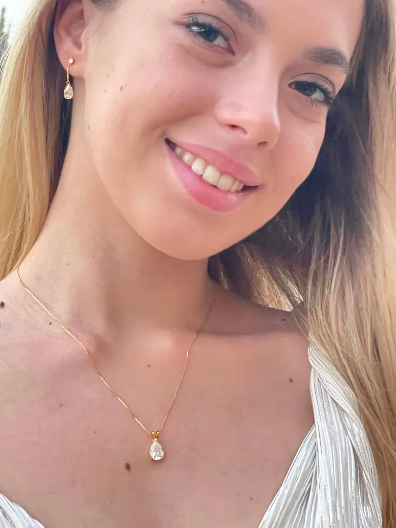 2 ctw Diamond Earrings Solid 18k Yellow Gold Dangle Earrings 18k Gold Drop Earrings Diamond Jewelry 2 carat Diamond Fine Jewelry Birthday
