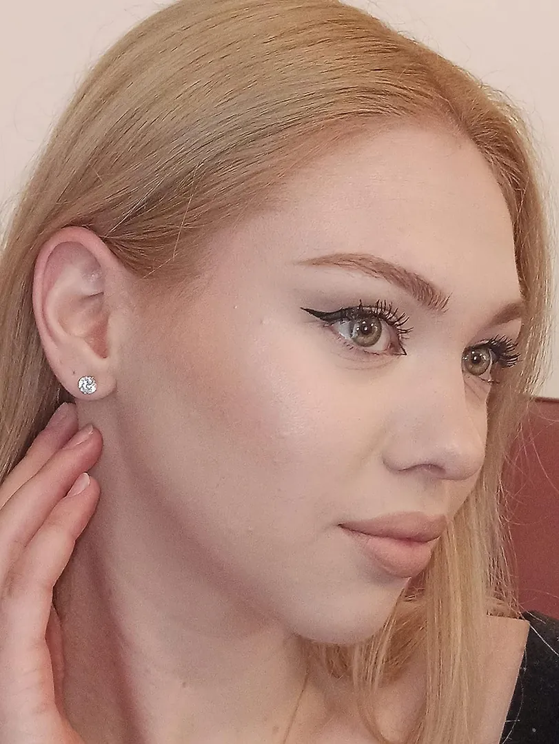 2ct Diamond Stud Earrings Yellow Gold Earrings 18k Solid Gold Diamond Jewelry Yellow Gold Stud Her Wedding Earring Bridal Jewelry Christmas