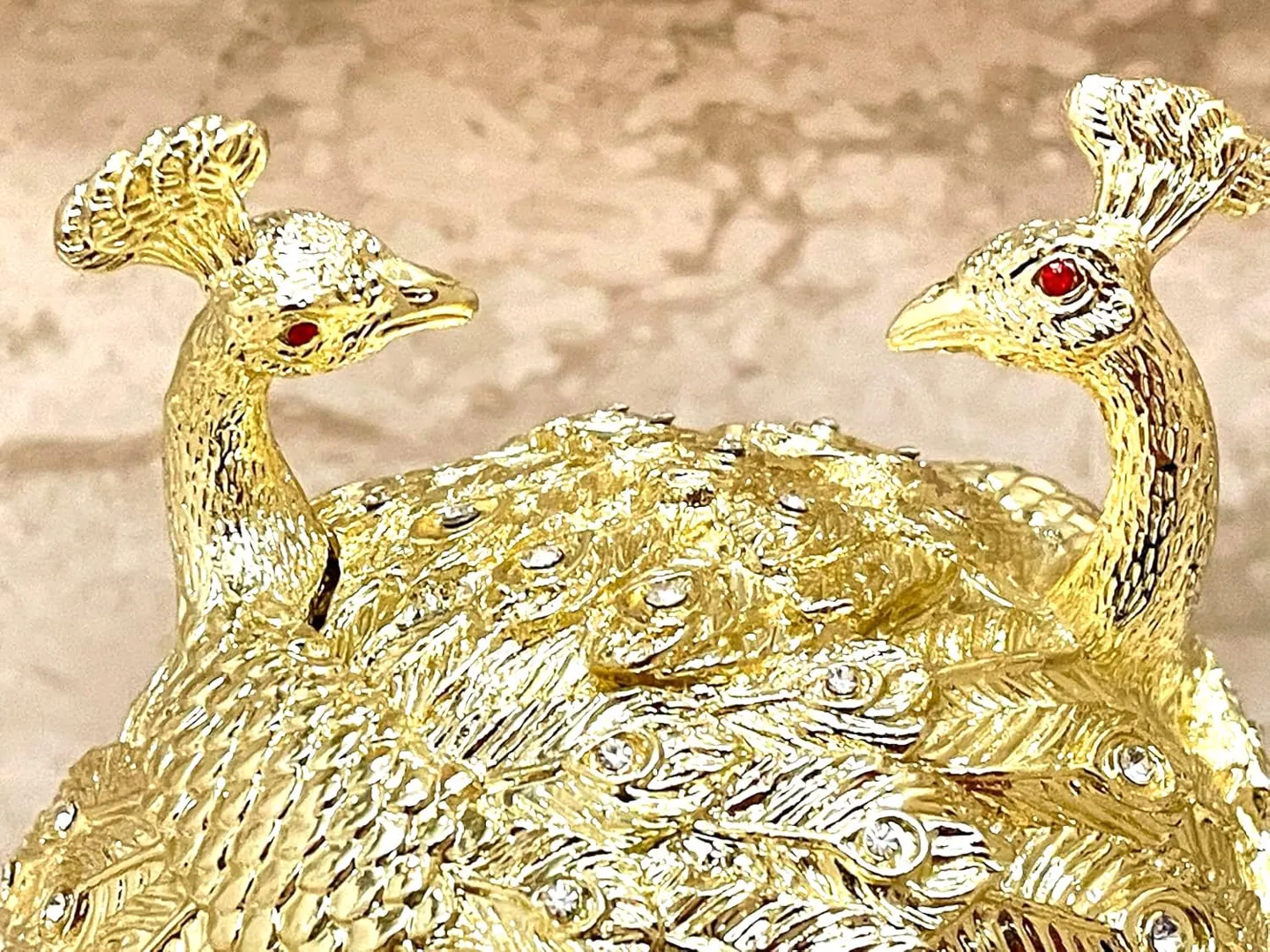 Peacock Faberge Egg Bracelet • Swarovski • 24K Gold • Handmade Pierre Lorren