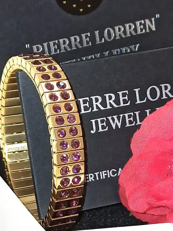 Amethyst, Designer Bracelet for women, Amethyst Bracelet, HANDMADE Jewelry, 96 HANDSET, GEMSTONE Bracelet, Purple, Amethyst Jewelry, 24kGOLD 