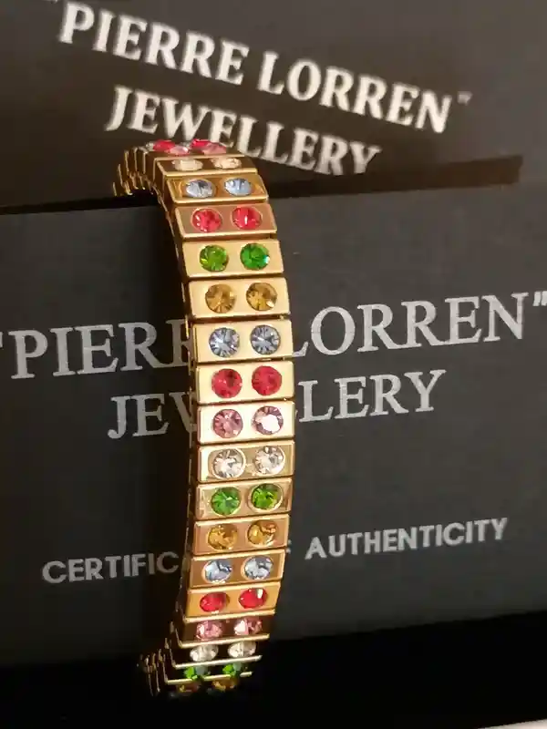 Multi Gemstone bracelet Rainbow Jewelry 24k GOLD plated and Silver bangle bracelet/Rainbow Multi Gem Crystal Bracelet Colorful Handmade gift 