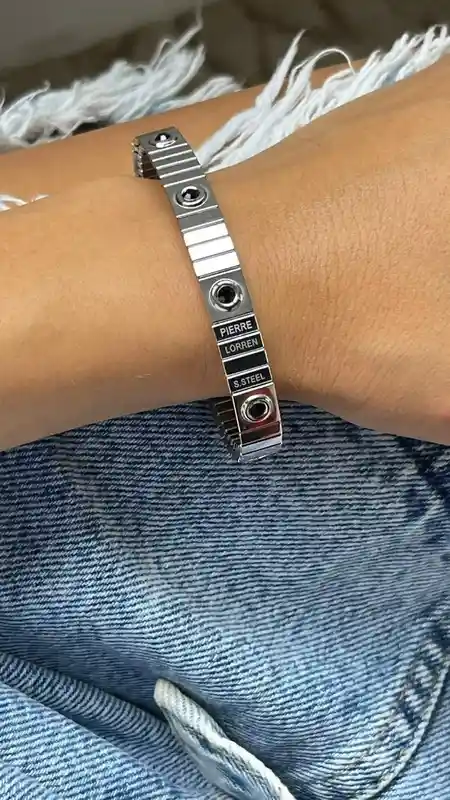 Unisex Bracelet Silver and Onxy Black Onyx Bracelet Silver Bracelet Black Onyx Jewelry Gemstone Bracelet Black Stone Bracelet HANDMADE gift