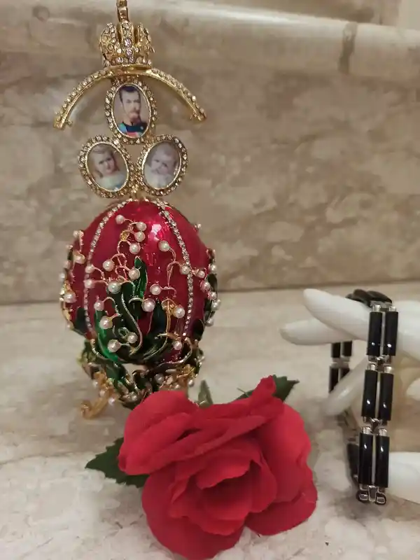 Mens Easter day gift for Him LUXURY Ornaments Couples Present Easter Faberge egg 