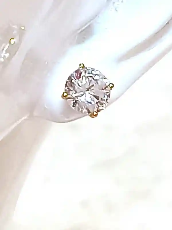 3.5CT Diamond Necklace SET for Women SOLID 18K GOLD Jewellery Handmade Diamond Solitaire Pendant Necklace Earrings Christmas Gift 18