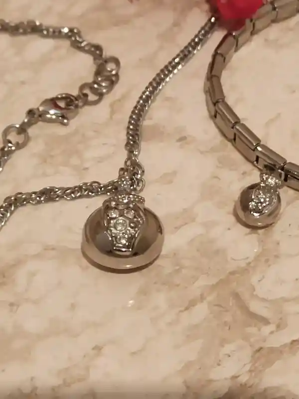 Pomegranate Necklace Bracelet SET Persephone Necklace Pomegranate SILVER Pomegranate Jewelry Persephone pendant Judaica Jewelry Pomegranate 