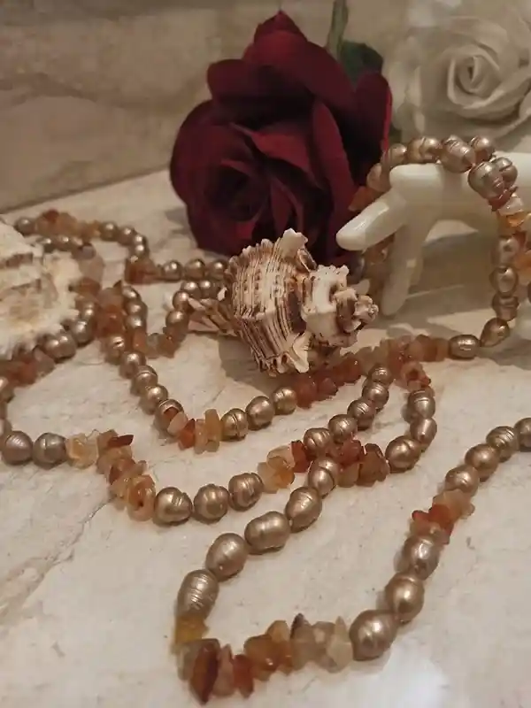Fine Jewelry Cultured Pearl Citrine Topaz Multi Gemstone 62