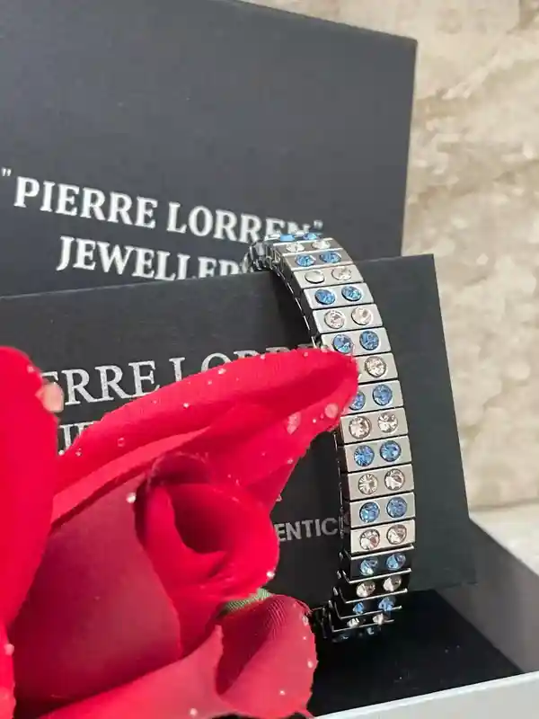 HANDMADE Aquamarine Jewelry - Silver Bracelet - Aquamarine Bracelet gift for her - Bridal Shower March Birthstone - Something Blue for Bride 