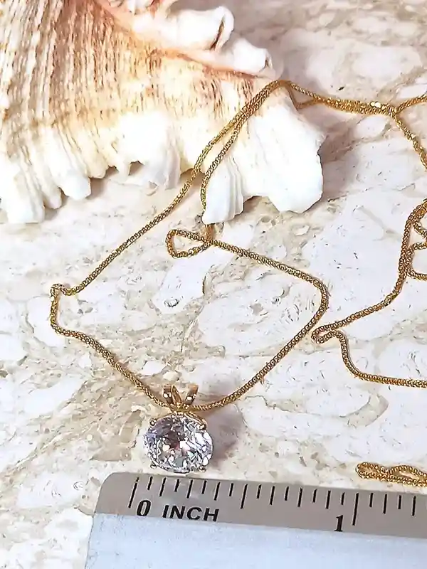 3.5 carat Solitaire Diamond Set Solid 18k GOLD Yellow Gold Diamond Jewelry Diamond Earring Necklace Diamond Pendant Designer Jewelry Set 18k 