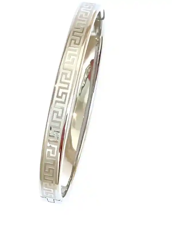 Designer Greek Silver Jewelry Greek key bracelet Meander Bracelet Greek Jewelry Greek Eternity Bracelet Graduation Christmas gift for her 