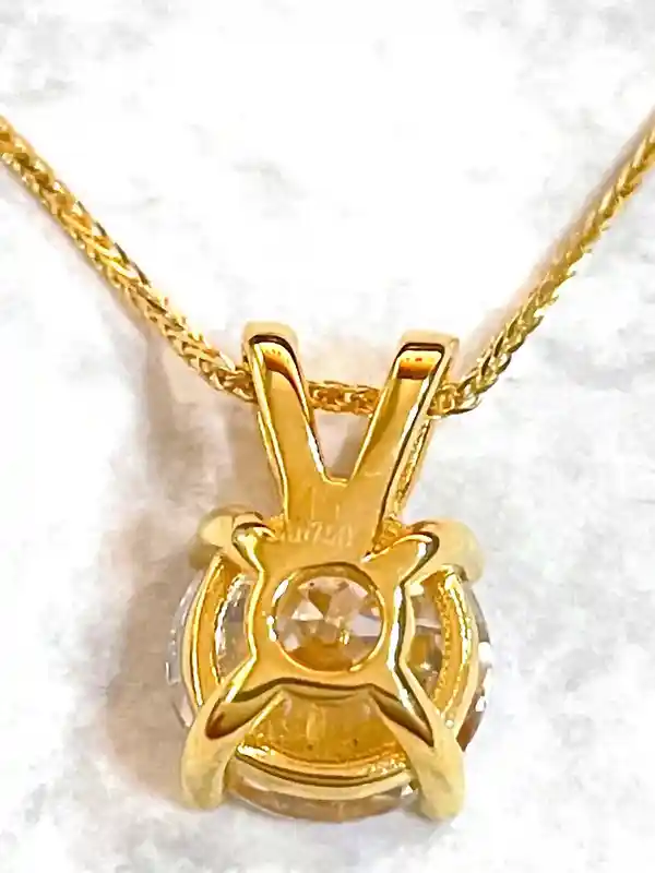 4ct Certified SOLID 18k Gold Diamond Jewelry SET - Diamond Neckless 18
