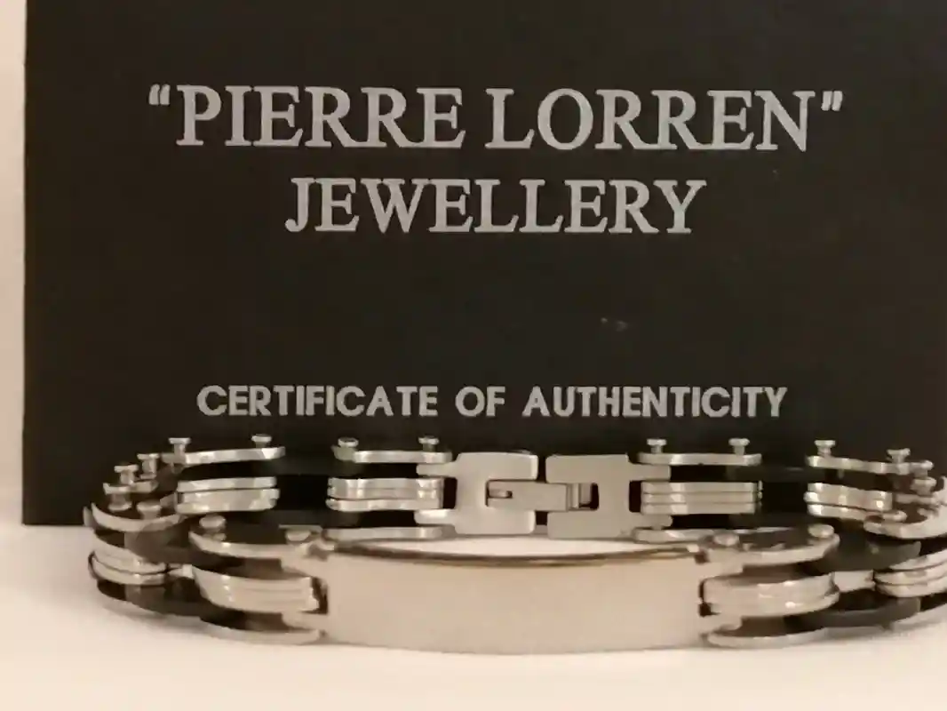 Name Bracelet Men ID/Bracelet for Men Surgical Stainless steel Bracelet 316L/CUBAN Link Bracelet Men Unique gift for him New Dad Gift Father 