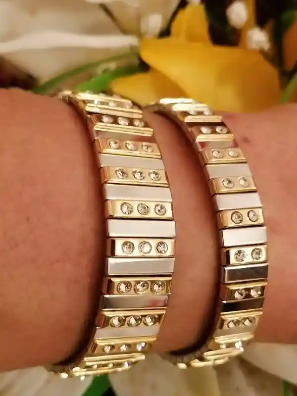 Gold Mother Daughter Bracelet /1.75ct Diamond Bracelet Mother in law daughter Jewelry/Aunt Niece bracelet/Bracelet for mom and daughter gift 