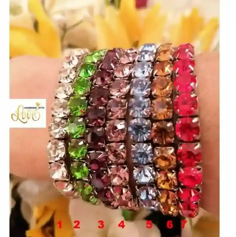 18k White Gold Peridot 79.2ct Tennis Bracelet/Peridot Tennis bracelet for women/August Peridot Jewelry Birthday Anniversary Girlfriend Gifts 