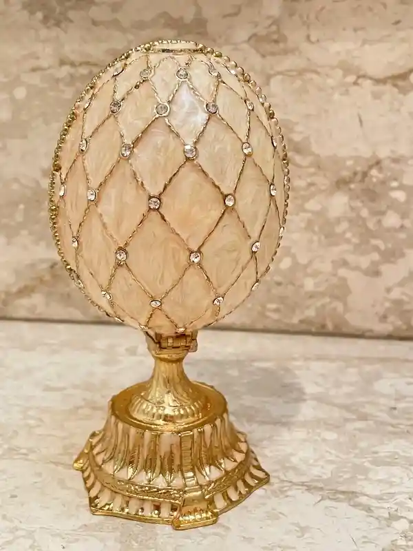 Faberge Egg HANDMADE 333 Austrian Crystals Jeweled Crown Trinket for men Faberge Egg Gift for Him Trinket Grad Gift Husband Anniversary Men 